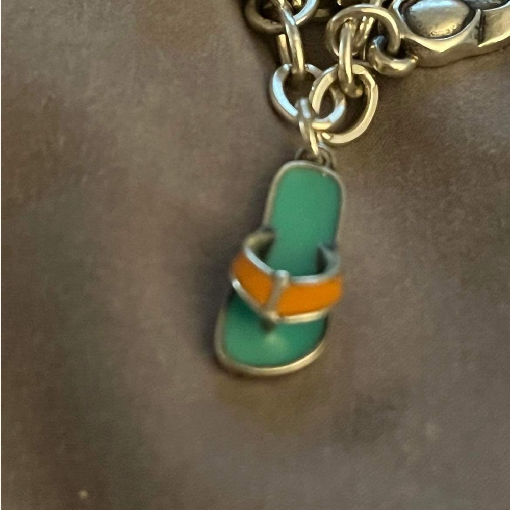 James Avery blue enamel sandal charm